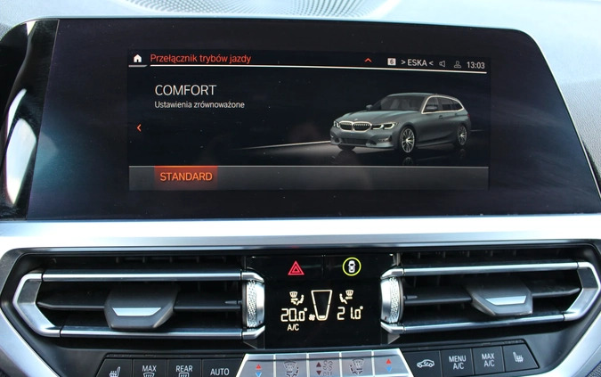 BMW Seria 3 cena 78400 przebieg: 122185, rok produkcji 2020 z Świdnica małe 781